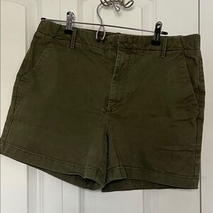 Banana Republic Olive Green Chino Shorts